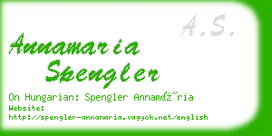 annamaria spengler business card